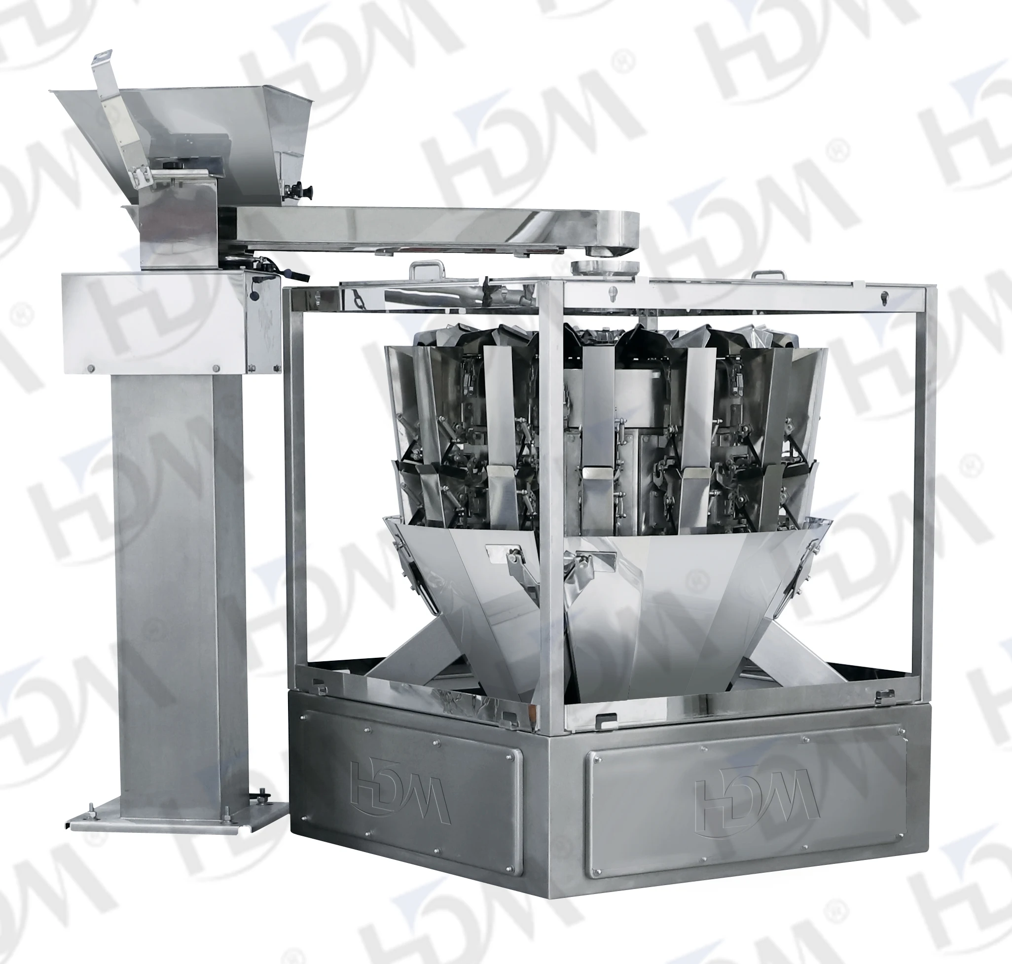 Foshan factory price small product automatic multiheads weigher packing machine tea