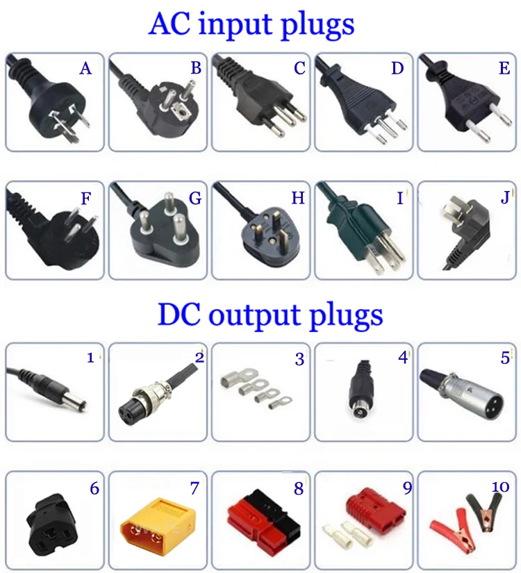 Зарядное устройство 10s 42V2A для 36 В NCM литий-ионной батареи