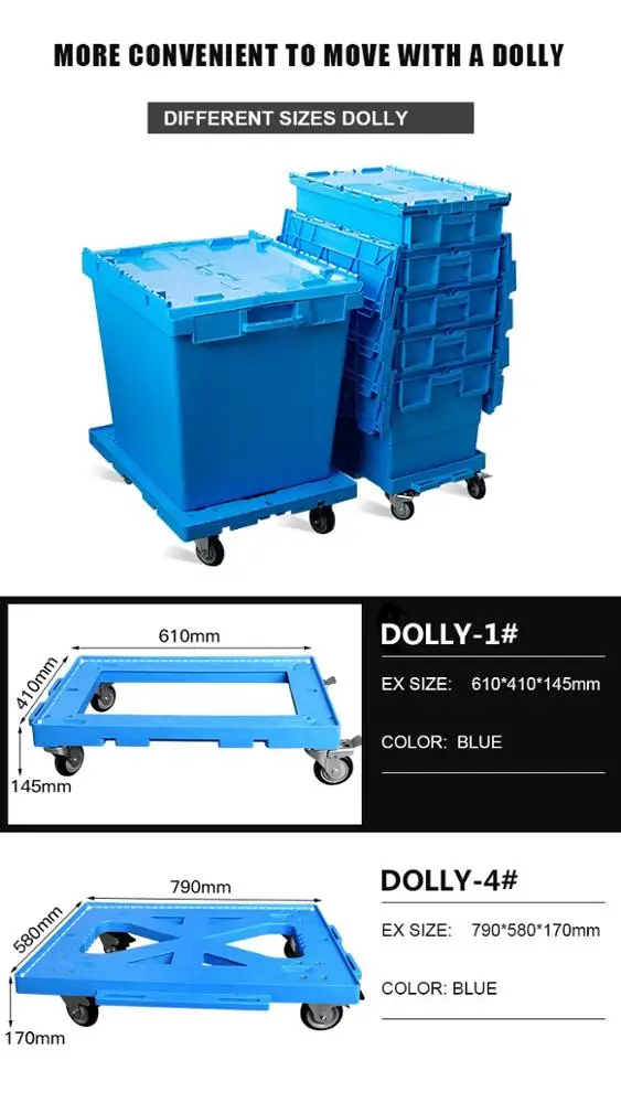 4 Wheel Box Trolley  tools trolley  MFTLONG  crate trolley  Box Truck  tools cart  Crate Cart  dolly-4#  handcart With Metal Rod