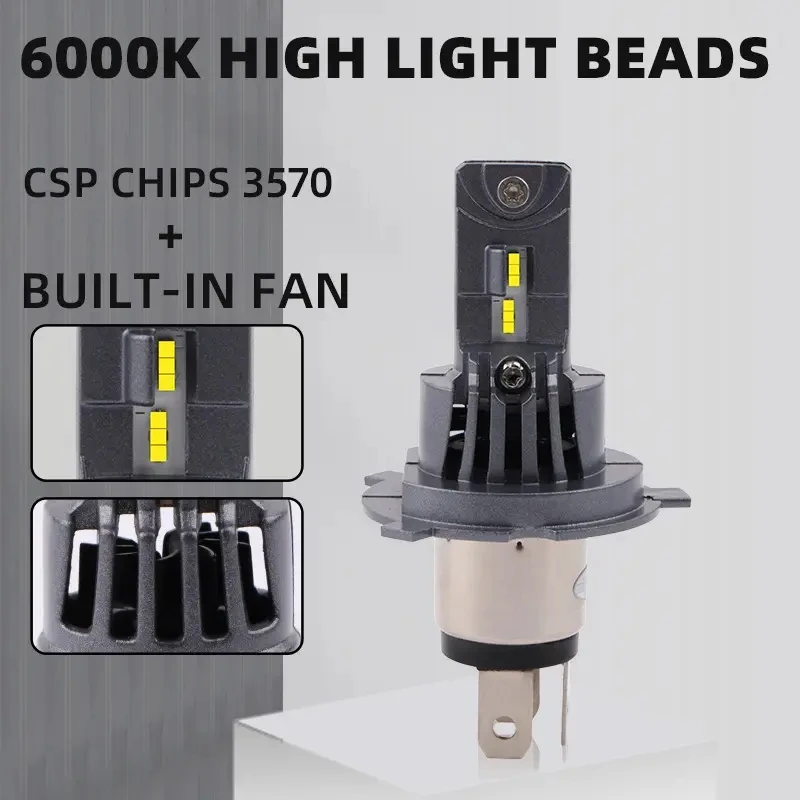 Car built-in mini size LED Headlamps Bulb H7 H1 H4 H11 led fog light 9005 9006 canbus LED headlights CSP fog lamp