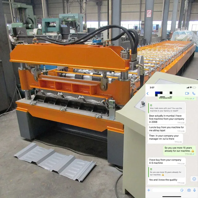 High quality corrugated sheet roof roll forming machine China