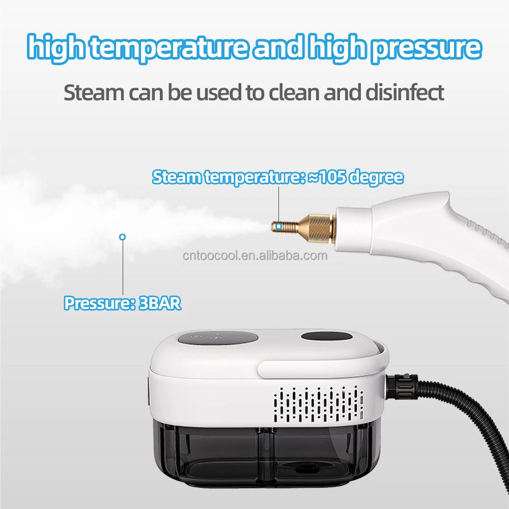 2024 New innovation handheld steam vacuum cleaner kitchen steam cleaning machine