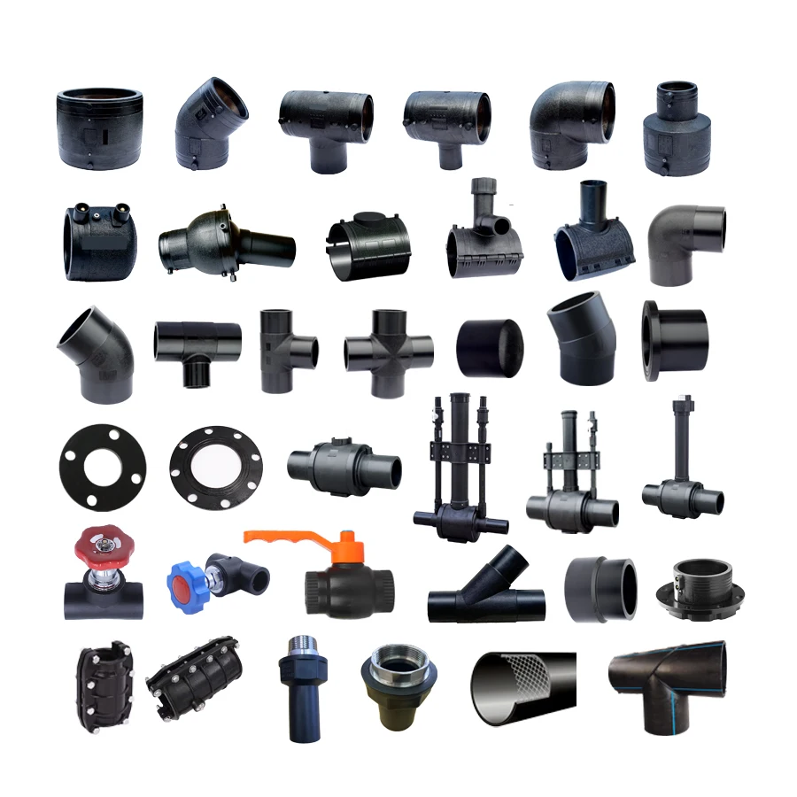 China Factory Price All Types HDPE Pe Pipe Fitting electrofusion Fittings  3490 fittings for gas