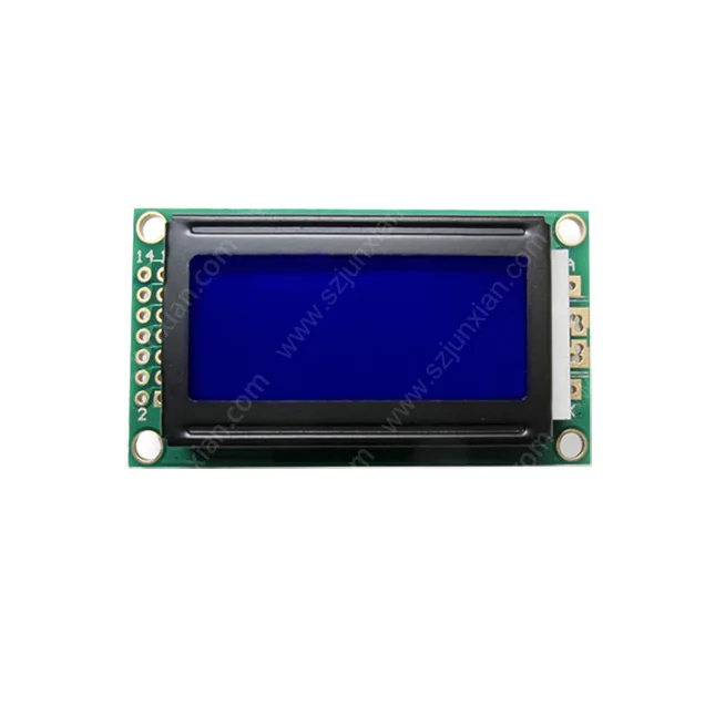  Rohs two line small tiny character 0802 dot matrix lcd display