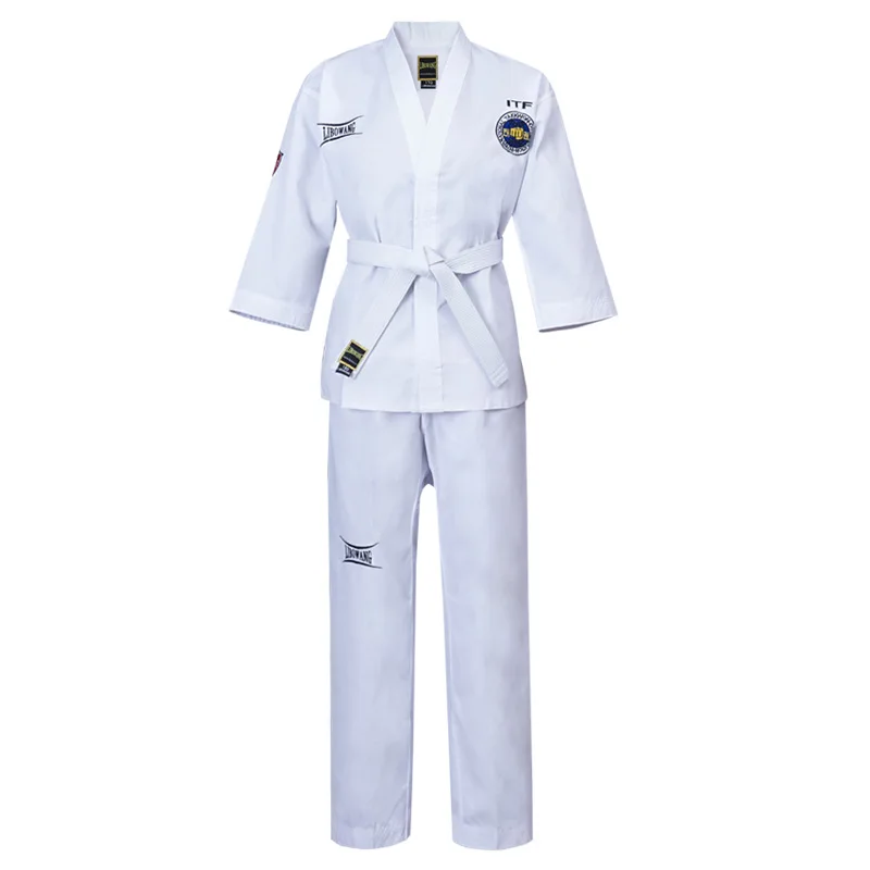 Корейская тхэквондо Tkd многоцветная Униформа с бесплатным тхэквондо
