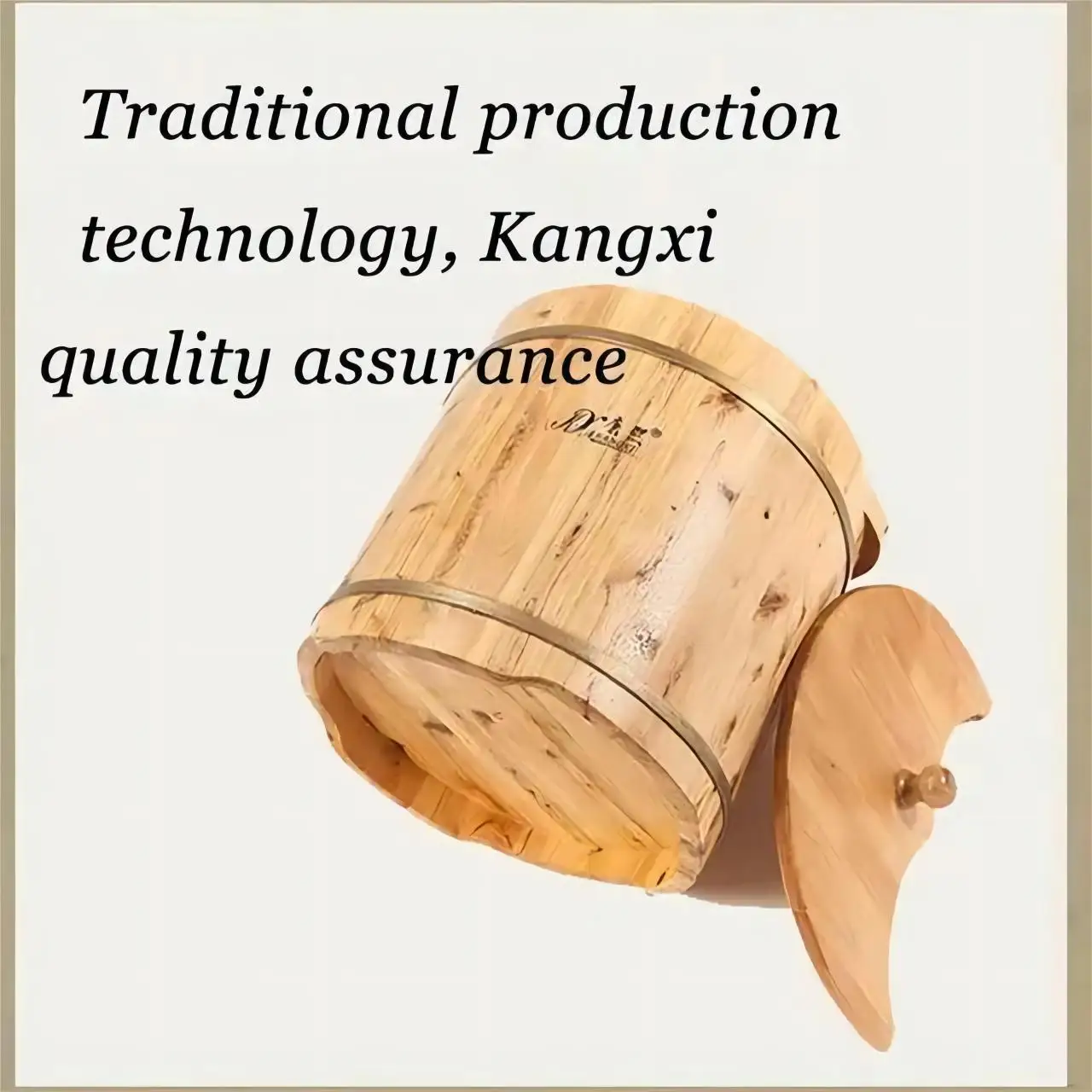 Household Cedar Wood Heat Preservation With Massager And Lid Foot Spa Bucket Wooden Foot Bath Barrel