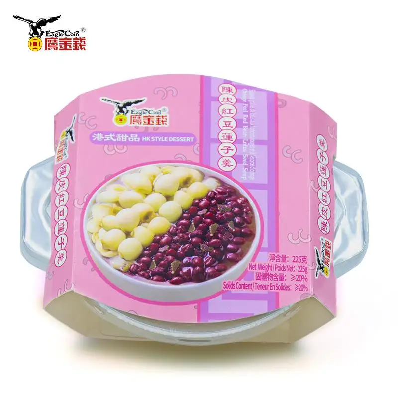 China Manufactory chinese dessert Easy carry Red Bean Soup snack seal Canned Food supplier chinese dessert