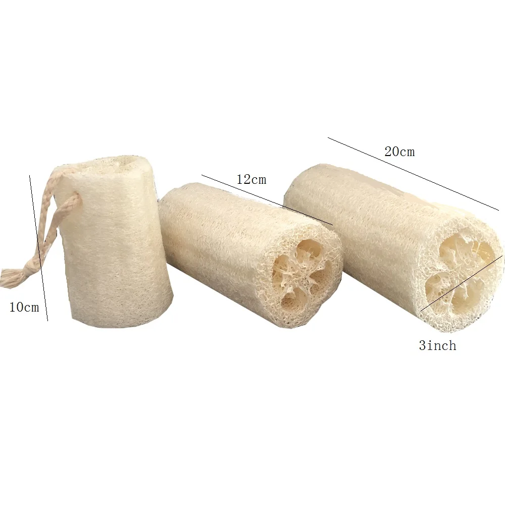  100% натуральная биоразлагаемая губка luffa для мытья