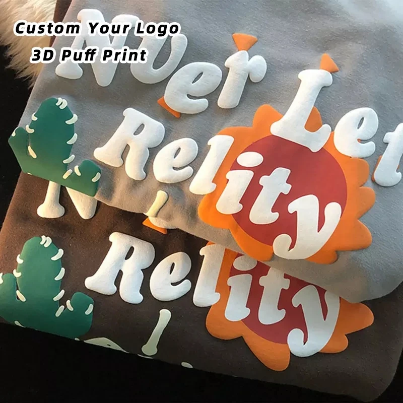 Customized Leopard Prints Dtg Printer Hoody Printing Machine Puff Print Custom Hoodie