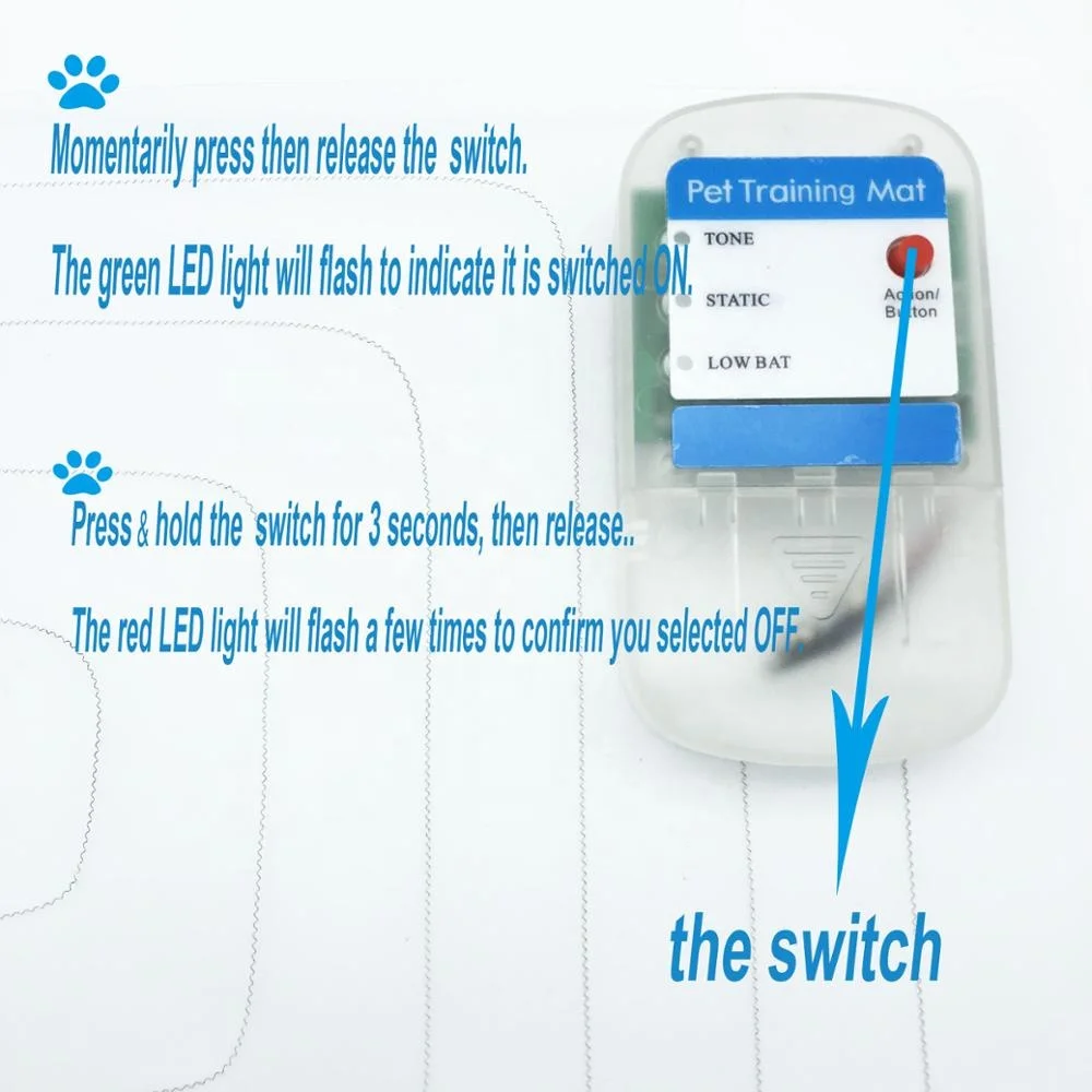 Electronic shock floor mat furniture Sofa protect training cat harness dog deterrent pads scat indoor pet training mat