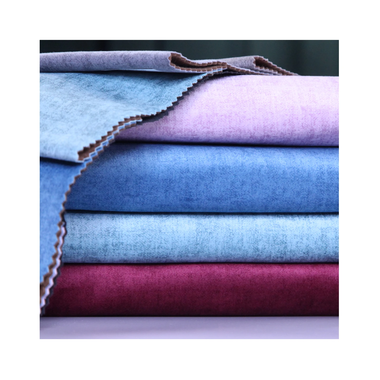 
velvet sofa fabric for living room home textile 