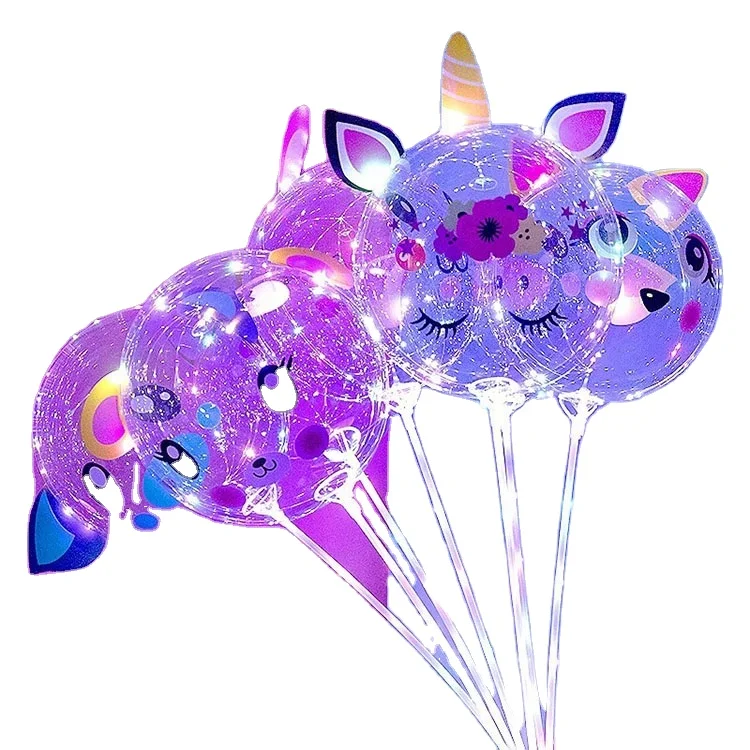 Kiaye Valentines Day Gifts Balloon Glowing Bouquet Balloon Romantic Party Decorations Supplies