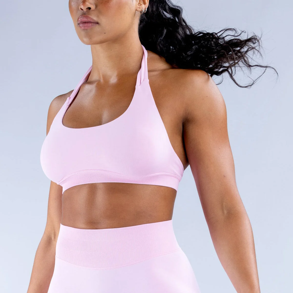 women active wear Seamless Beautiful Back Gym Fitness Bras Seamless impact hater neck backless bra