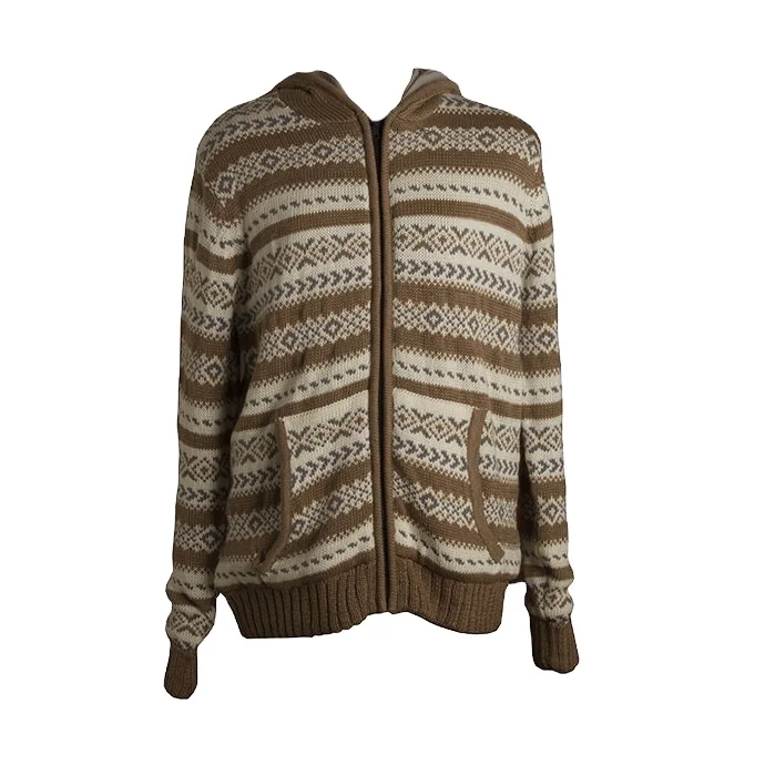 
2020 Wholesale custom autumn fashion zipper cardigan winter wool acrylic-blend knit jersey sweater 