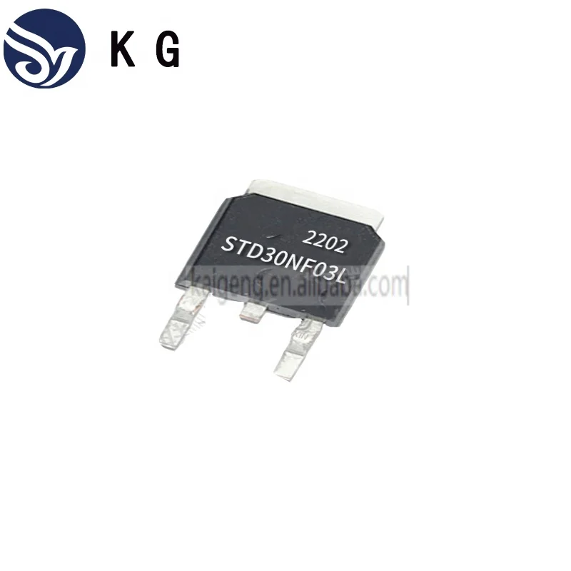STD30NF03L TO-252 электронные компоненты диоды двигателя точечный МОП полевой транзистор новый оригинальный STD30NF03L
