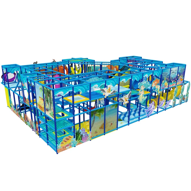 ocean indoor playground  kids role play house China children game equipment indoor playground