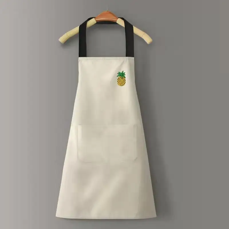 Custom Print Polyester Waterproof Fabric PVC Kitchen Chef Stylist Grill Restaurant Bar Shop Cafes Beauty Nail Master Apron