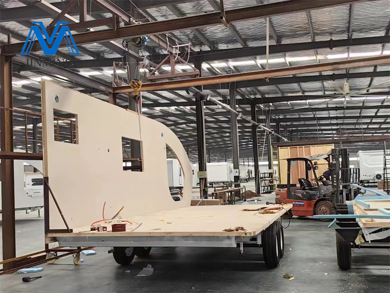 Prefab Trailer on Wheel Living Room Tiny House for New Zealand
