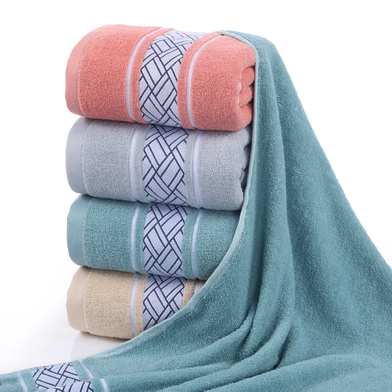 Bathing towel, household, all cotton absorbent, unisex large size shower towel, sofa towel