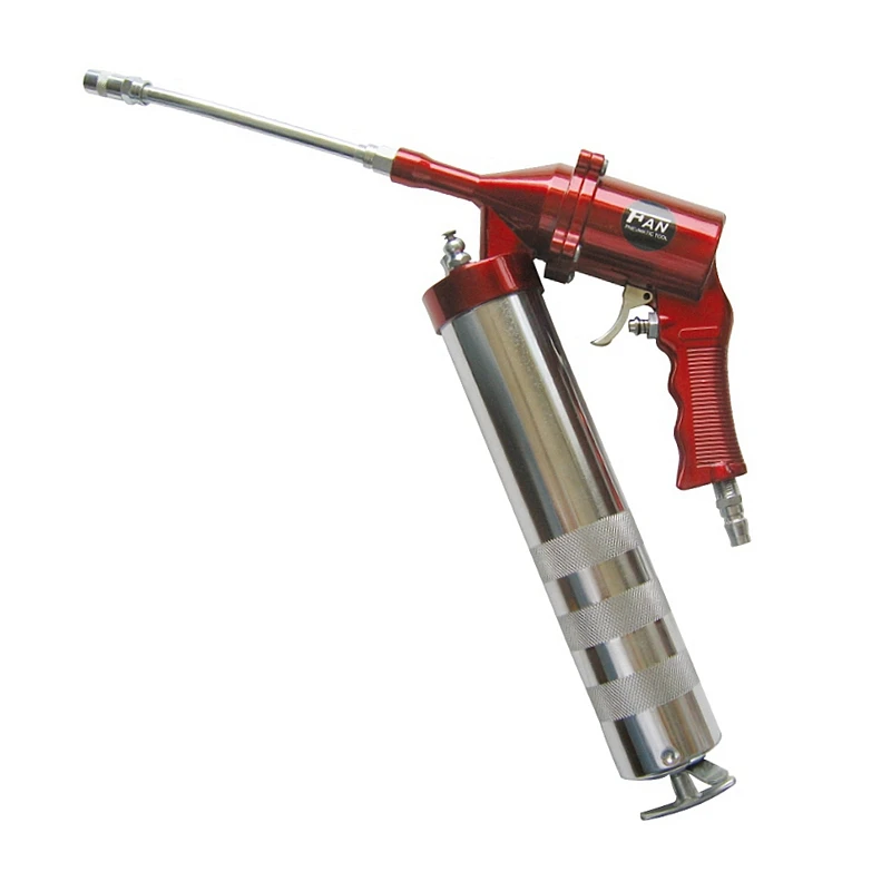 Pneumatic Air Grease Gun 1/4 Inch Air Intake Grease Gun With Oil Drum Capacity 400cc