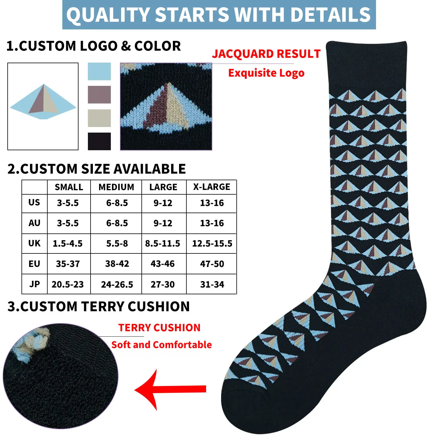 High Quality Anti Bacterial Organic Colorful Customized Crew Neck Custom Logo Bamboo Socks Dress Socks Men