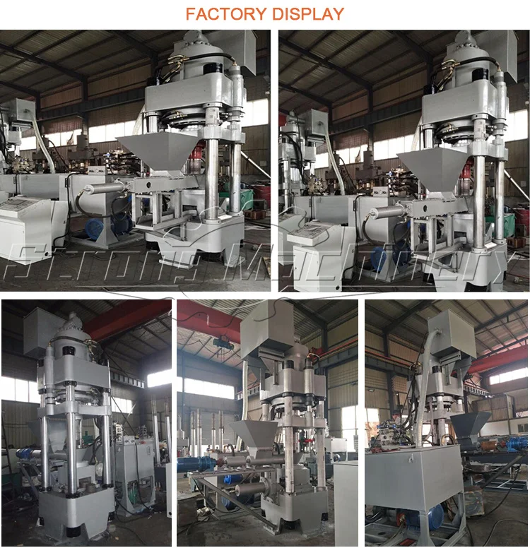 Aluminum Chip Hydraulic Briquetting Vertical Metal Chip Cake Press Machine