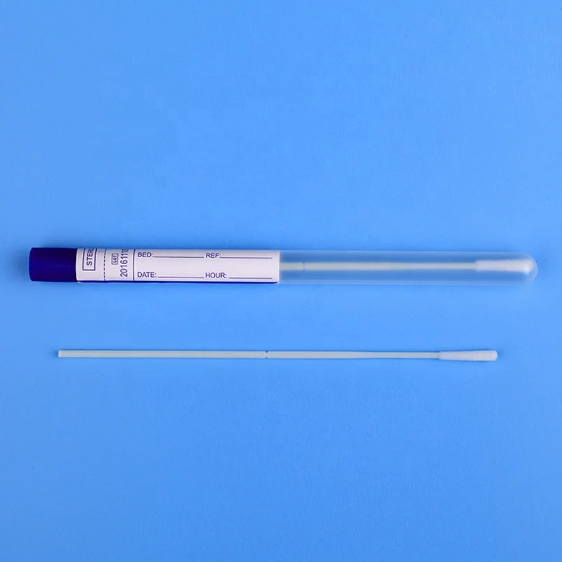 Supplies  Nasopharyngeal swab with tube Sterile Nasal Swabs with tube Nasopharyngeal Swabs Nylon Flocked laboratory consumables
