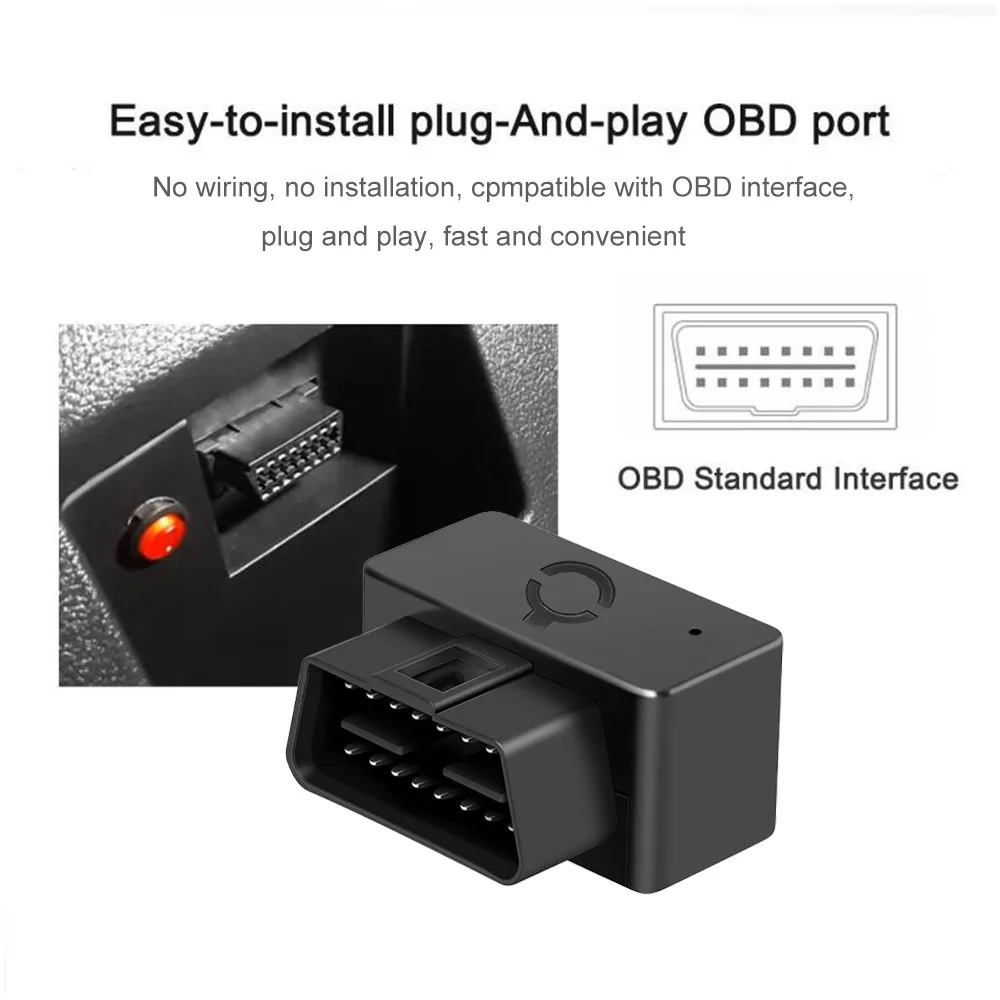 2G GPS Tracker for Cars Trucks SUV Vehicles,OBD Port Fleet Monitor-Real-Time Location Vehicle Data,Swift Effortless Installation