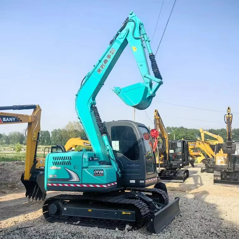 Used Original Japan Kobelco SK75 Excavator/ Kobelco SK75 SK60 SK140 SK350d SK480 Mini Hydraulic Crawler Backhoe Excavator