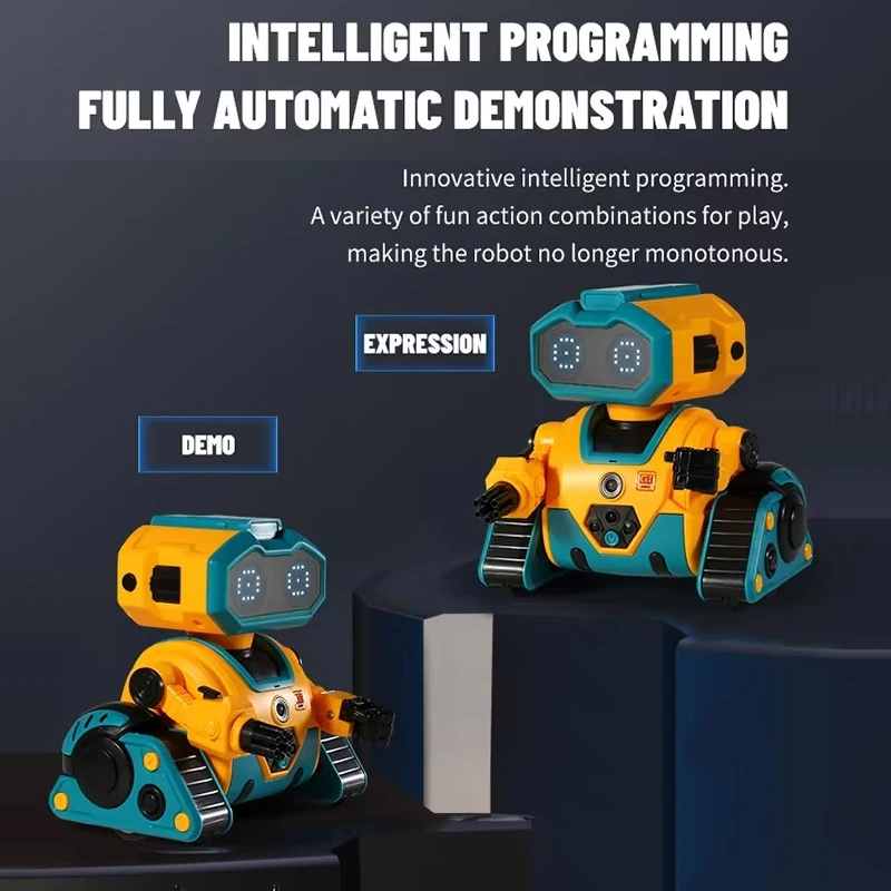 Robot Toys Remote Control Robots Rechargeable Stem Educational Robot Programming for Kids