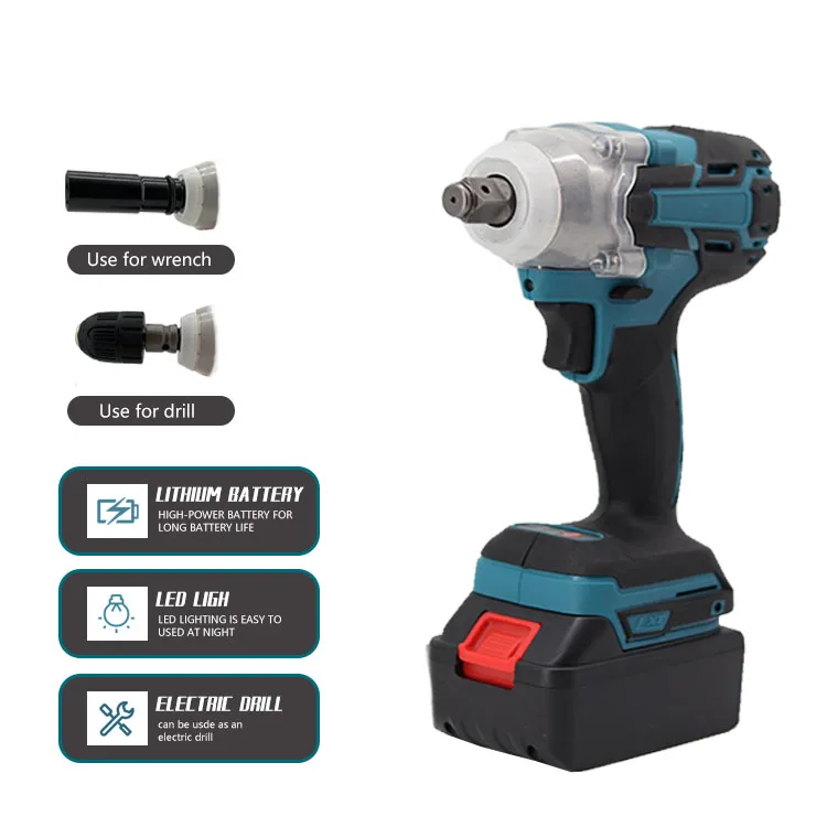 21V Cordless Power Tool 4-in-1 Combination Brush Set with Universal Battery Charger Steel Grinder Wrenches Repair OEM Support