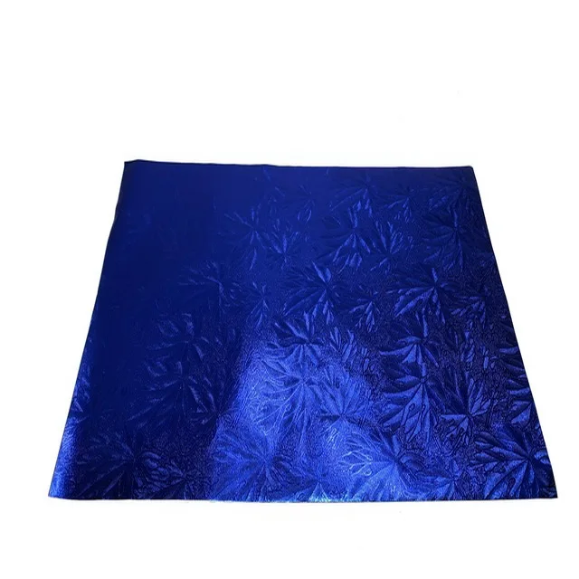 colored red gold embossed golden aluminum foil laminate metallic  aluminium paper for Christmas  gift decorative