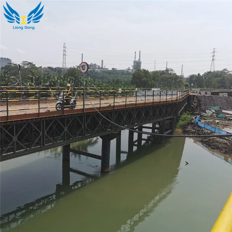 Производство фабрики Lianggong портативная стальная ферма конструкция моста/Мост bailey