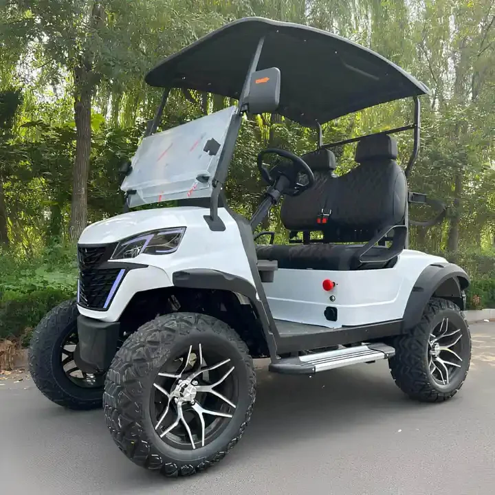 chinese High Quality 4 wheels 2 seater  club car Golf Cart Electric golf buggy for sale