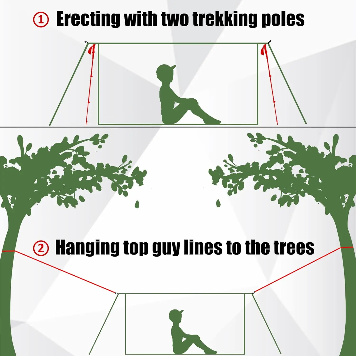 NPOT 3-4 Person Lightweight Camping Tent Portable Backpacking Tent,Waterproof Hiking Tent with Rainfly for Outdoor Camping