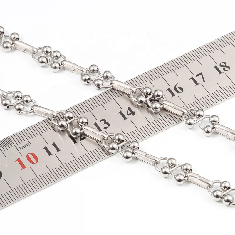Spool Roll by Meter Stainless Steel Silver Necklace Fashion Body Chains for Jewelry Making Jewelry Findings Component