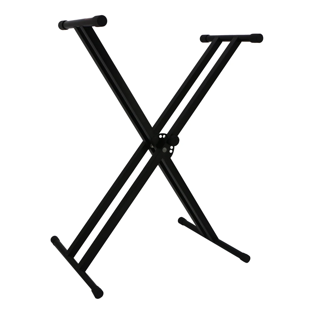 New Unique Design Wholesale Musical Instrument Adjustable Piano Stand Double X Frame Piano Keyboard Stand