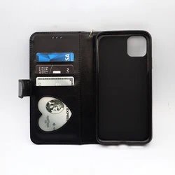 Design for iPhone 14 Case Magnet Auto Sleep Stand Case Credit Card Leather Cover for Samsung A12 A22 A33 A53 A73 5G Wallet Case