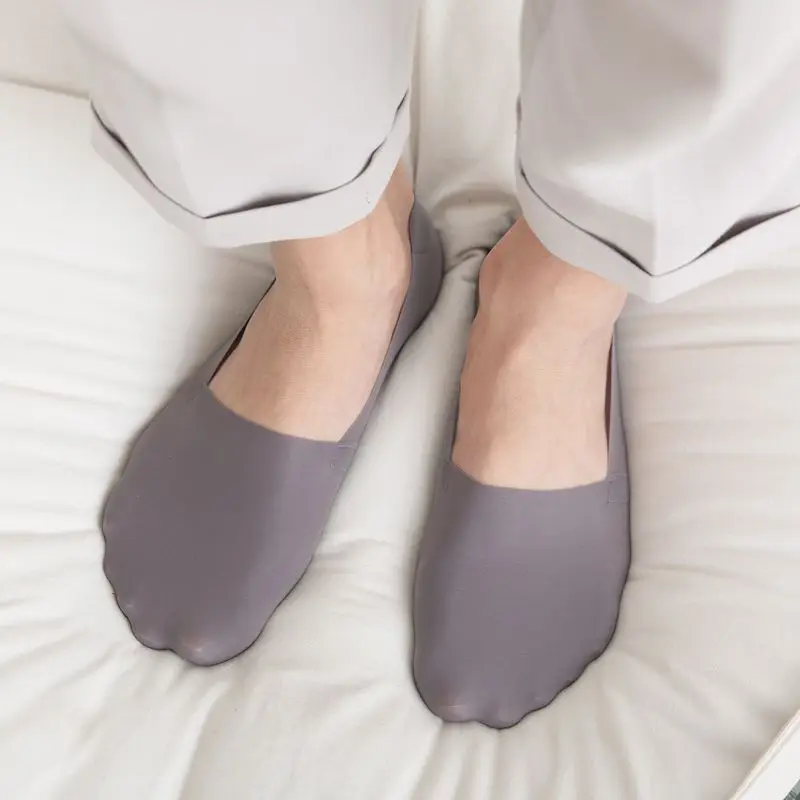 
Hot selling high quality invisible socks breathable cool simple casual low cut boat socks men 