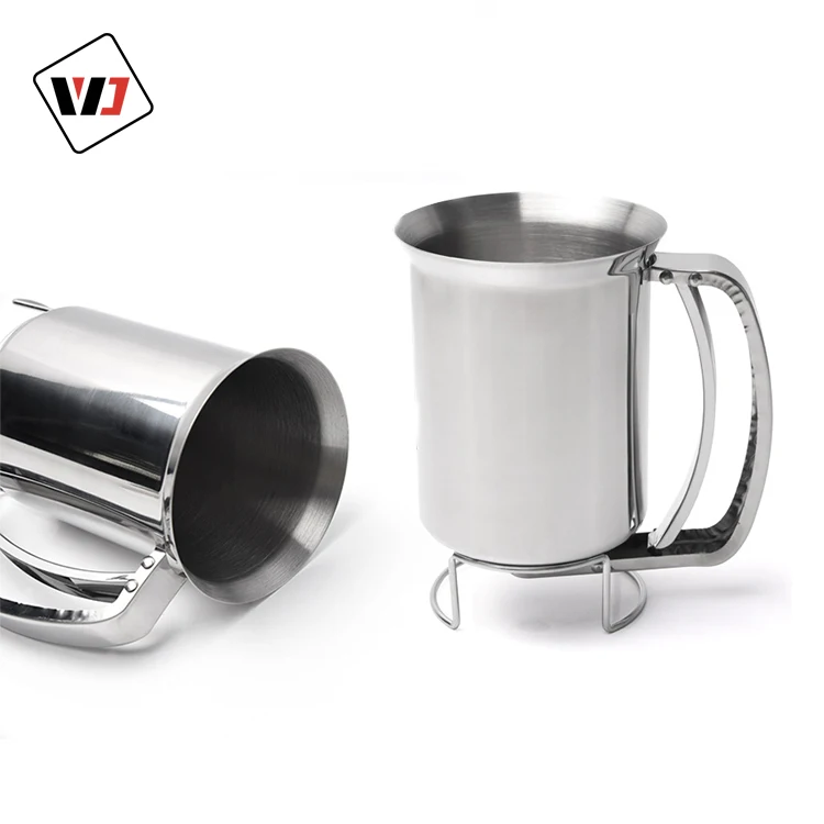
Top sales portable batter dispenser stainless popular easy cleaning handy gourmet pancake batter dispenser 