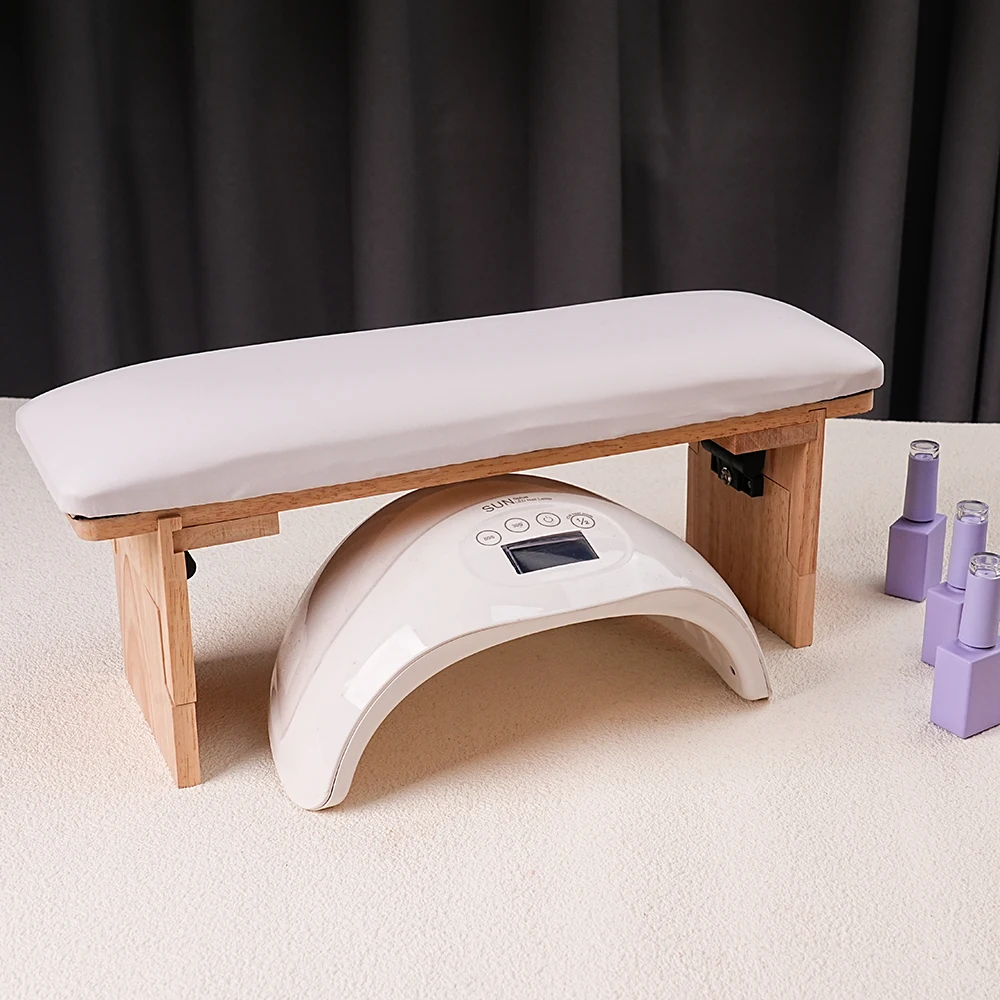 LOOTAAN New Design Adjustable Height Soft Pillow Leather Sponge Nails Supplies Salon UV Lamp Arm Rest Nail Art Hand Pillow