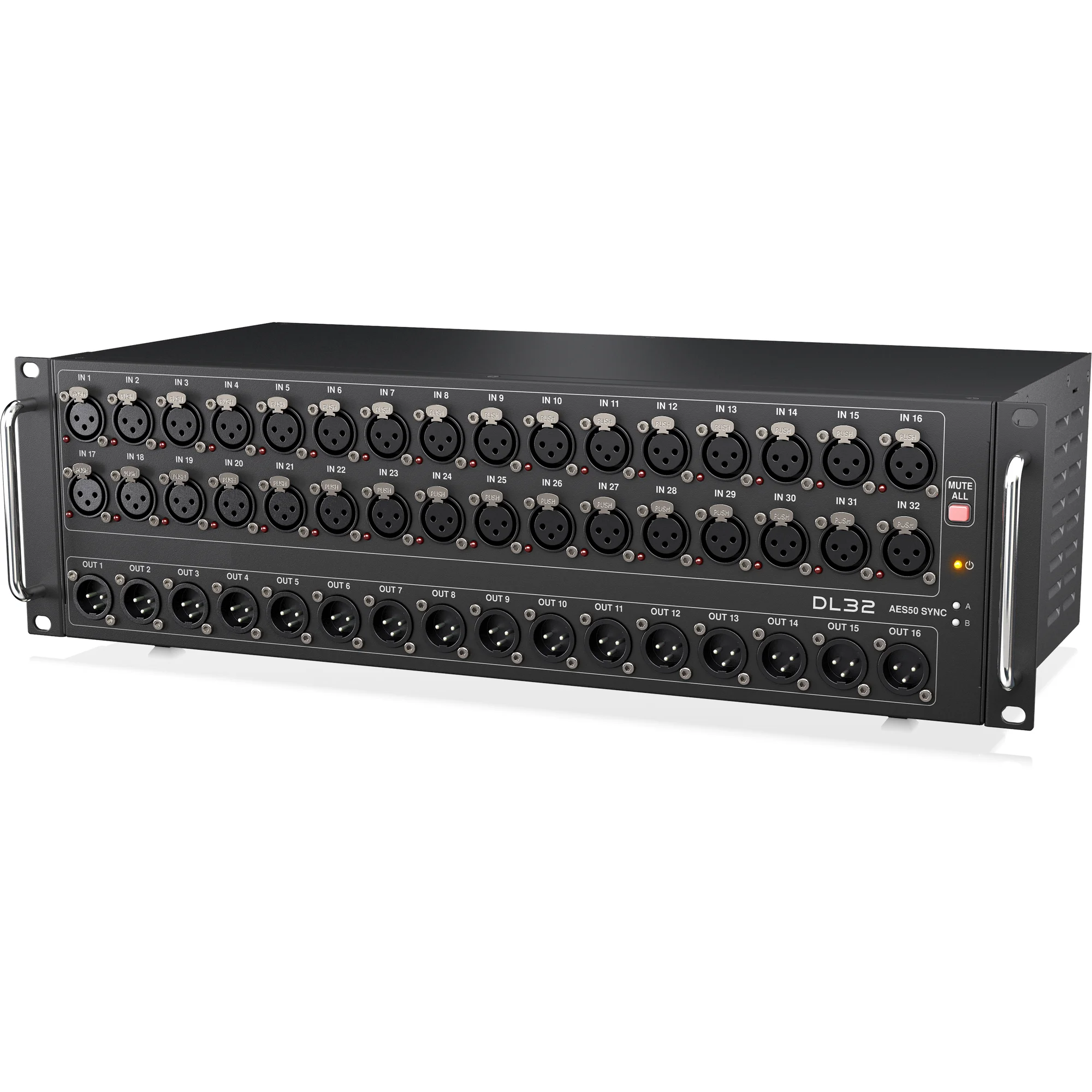 DL32 32 Input 16 Output Stage Box with 32 Microphone Preamplifiers, ULTRANET and ADAT Interfaces