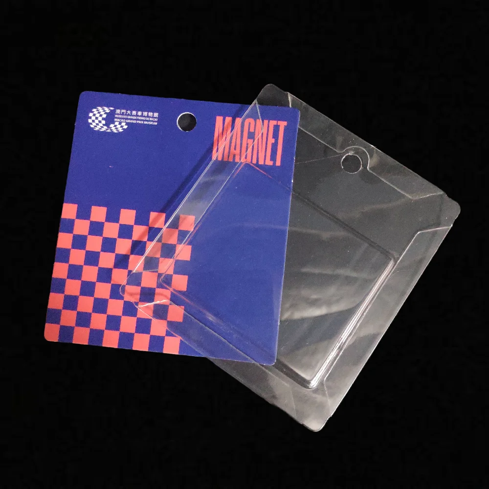 Custom Industry Clear Blister Card Printing Disposable Edgefold Slide Plastic Blister Card Packaging