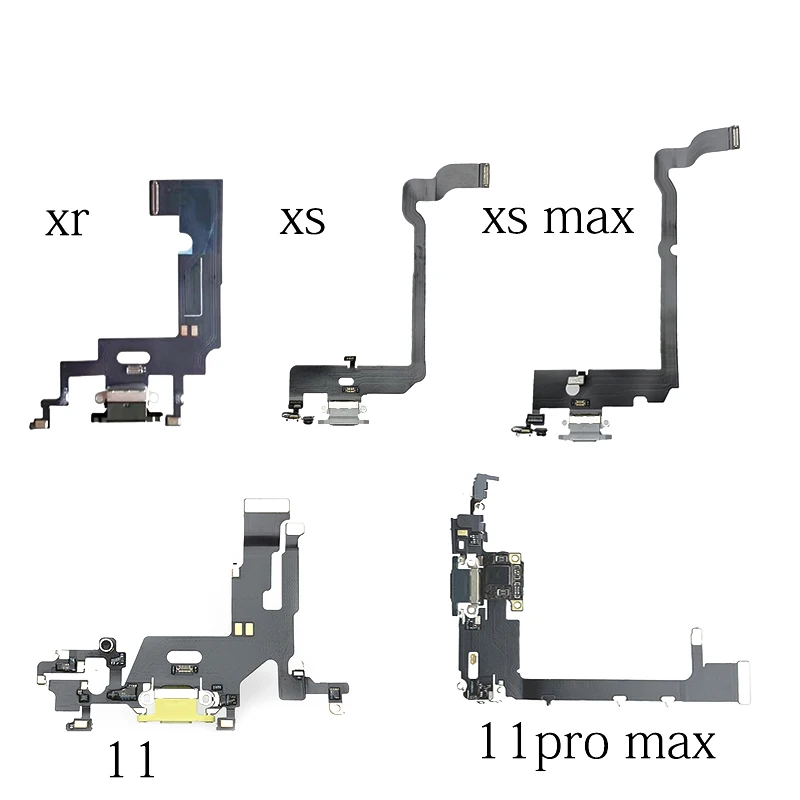  Оригинальный USB-разъем для зарядной док-станции разъем порта iPhone X XS XR 11 11pro Pro MAX гибкий кабель зарядки и передачи