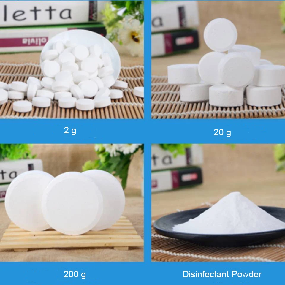 
China Swimming Pool Water Treatment TCCA 90 Chlorine Tablets 200g special for swimming pool 