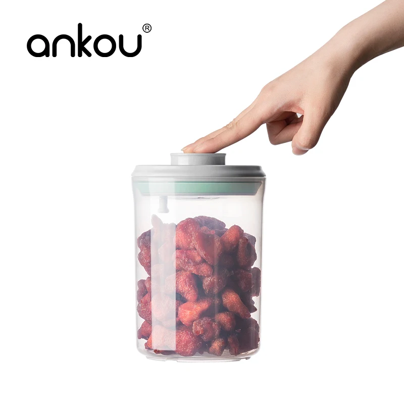 BPA Free Clear Pantry Organization Kitchen Grain Flour Plastic Food Storage Container On 10 Piece Set