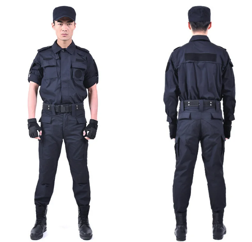 Высококачественная футболка безопасности с коротким рукавом для взрослых, индивидуальная Форма Охранника