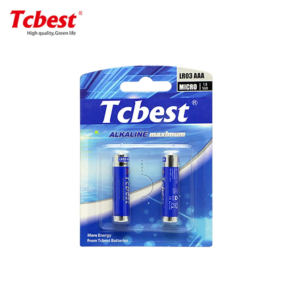 New Original AAA/LR03 1.5V  BL-2 2Pcs/Card Dry  Battery  Alkaline Battery,For Wireless Mouse, Keyboard,Included Alkaline Battery
