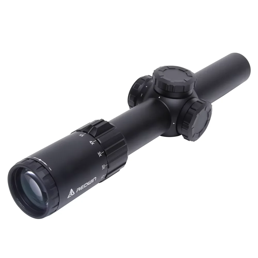 Red Win Scarlet 1-8x24FT LPVO Hunting Scope 1/2MO Fire Wire Reticle Exteme Low Parallax for the Strongest Sunlight IPX6
