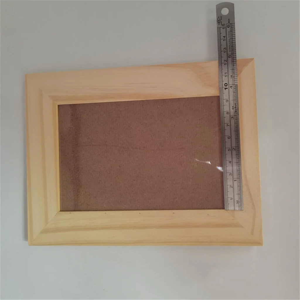 A Simple Wood Photo Frame DIY Handicraft Picture Frames for Kids